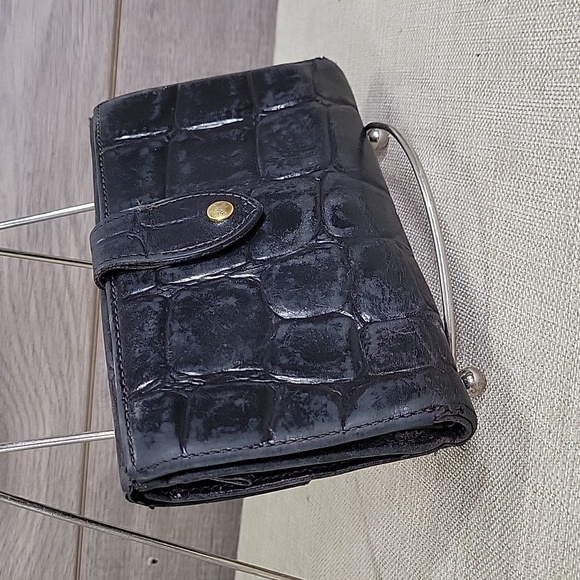 Mulberry Congo Croc Embossed Brown Leather Wallet Clutch Purse - Picture 2 of 13